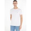 T-Shirt TOMMY HILFIGER "T-Shirt RH Stretch Slim" Gr. XL, weiß (white) Herren Shirts T-Shirts
