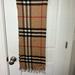 Burberry Accessories | Burberry Check Cashmere Scarf In Beige | Color: Cream/Tan | Size: Os