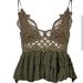 Free People Tops | Free People’s Intimately Free People Adella Olive Sparrow Cami Size Large | Color: Green | Size: L