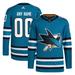 Men's adidas Teal San Jose Sharks Home Primegreen Authentic Custom Jersey