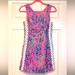 Lilly Pulitzer Dresses | Lilly Pulitzer Mila Shift Dress Pink Sunset Coco Breeze Size 00 *Nwt | Color: Green/Pink | Size: 00