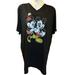 Disney Tops | Disney Plus Size Mickey And Minnie Black V-Neck Tee | Color: Black/Red | Size: Xxl