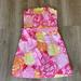 Lilly Pulitzer Dresses | Lilly Pulitzer Sienna Dress In Winner’s Circle Derby Print. Size 4 | Color: Pink/Yellow | Size: 4