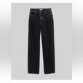 Madewell Jeans | New Nwt Madewell Baggy Straight Jeans Size 32 | Color: Black/Gray | Size: 32