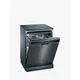 Siemens iQ300 SN23EC14CG Freestanding Dishwasher, Black Steel