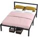 King Modern Metal Platform Bed Frame