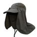 Big Clearance! Sun Cap Hat Wide Brim UV Sun Protection Safari Cap w/Neck and Face Flap for Women & Men