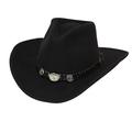 Jack Daniels 38771-Small Black Wool Cowboy Hat Small