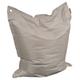 Grand coussin uni maxi taupe