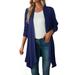 Dtydtpe Cardigan for Women Solid Color Cardigan Long Loose Top Jacket Coat Plus Size Tops for Women Winter Coats for Women