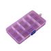 SANWOOD Jewelry Storage Box 15 Grids Transparent Earrings Ear Stud Jewelry Storage Box Container Organizer