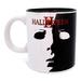 Silver Buffalo Halloween II Michael Myers Face Ceramic Mug | Holds 20 Ounces Ceramic in Black/Brown/White | Wayfair UHW30234