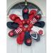 Rosecliff Heights Patriotic Wreath in Blue/Red/White | 20 H x 20 W x 2 D in | Wayfair 039C4D3C5A674CF3ADE69AE990E90D39