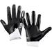 Grip Boost Stealth 5.0 Solid Color Adult Football Gloves Black