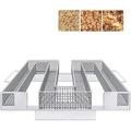 Generator Smoker Tray Low M Shaped Cold Smoke Generator Barbecue Net Stainless Steel Smoker Tray for Cold/Hot Smoking