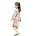 TAIAOJING Toddler Casual Dress Dress Long Sleeve Cheongsam Spring Autumn Retro Tang Dress Dress 3-4 Years