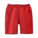 adviicd Baby Clothing Toddler Shorts Boys Toddler Boys Shorts Summer Denim Pants Shorts Pocket Casual Outwear Fashion For Children Clothes Red 6 Years