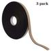 3Pcs Foam Insulation Tape Self Adhesive Weather Stripping for Doors and Windows Sound Proof Soundproofing Door Seal