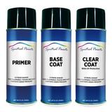 Spectral Paints Compatible/Replacement for Dodge CB6 Marine Blue Pearl: 12 oz. Primer Base & Clear Touch-Up Spray Paint Fits select: 2007 DODGE CALIBER 2007 DODGE CHARGER