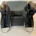 Converse Shoes | Nib Converse. - Chuck Taylor - John Varvatos Limited Edition Black Paint. | Color: Black/Gray | Size: 10