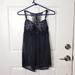 Jessica Simpson Intimates & Sleepwear | Jessica Simpson Black Padded Baby Doll Chimese Size Small | Color: Black/White | Size: S