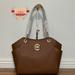 Michael Kors Bags | Michael Kors Leather Tote Purse | Color: Brown | Size: 11”Bottom-14”Center-14”L X 9"H X 4"W