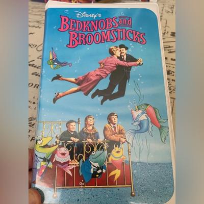 Disney Media | Disney’s Bedknobs And Broomsticks Vhs Tape #016 In Clamshell | Color: Blue | Size: Os