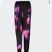 Adidas Bottoms | Adidas Girls Floral Tricot Joggers | Color: Black/Purple | Size: 7/8