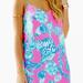 Lilly Pulitzer Dresses | Lilly Pulitzer Dusk Silk Dress Barefoot Princess Pink Pout Xs | Color: Blue/Pink | Size: Xs