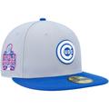 Men's New Era Gray/Blue Chicago Cubs Dolphin 59FIFTY Fitted Hat