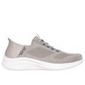 Skechers Men's Slip-ins: Ultra Flex 3.0 - New Arc Sneaker | Size 7.5 | Taupe | Textile | Vegan | Machine Washable