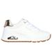 Skechers Girl's Uno Gen1 - Shimmer Away Sneaker | Size 5.0 | White | Synthetic