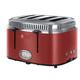 Russell Hobbs 23383034001 Stainless Steel Retro 4SL 21690 4 Slice Toaster, 235mm x 365mm x 310mm, Red