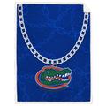 Florida Gators 60'' x 80'' Fan Chain Flannel Sherpa Blanket