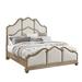 Pulaski Furniture Weston Hills Bed Wood & /Upholstered/Polyester in Brown | 74 H x 82.64 W x 90.76 D in | Wayfair P293-BR-K3