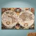 World Menagerie World Map by Henricus Hondius Graphic Art on Canvas in Brown/Green | 2 D in | Wayfair 2DDB8226F9884228A37FDE623DA39650