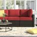 Wade Logan® Babram Outdoor Cushion Cover Set Acrylic, Terracotta in Orange/Red/Pink | 6 H in | Wayfair 092E4CDD06E2433E94778C97D35A7774