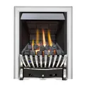 Focal Point Elegance Black Chrome Effect Manual Control Gas Fire