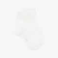 Falke Girls White Cotton Socks