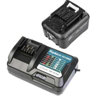 BL1021B BL1041B Akku mit Ladegerät für Makita 10,8V 12V 4000mAh BL1016 BL1015 BL1020 BL1041B-2 Image