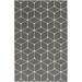 White 36 x 24 x 0.28 in Area Rug - Orren Ellis Jaiah Geometric Machine Tufted Indoor/Outdoor Area Rug in Gray | 36 H x 24 W x 0.28 D in | Wayfair