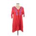 Lulus Casual Dress: Red Dresses - Women's Size Small