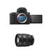 Sony ZV-E1 | Content Creation Vollformatkamera(kompakt und leicht, 4K60p, 12,2 Megapixel, 5 Achsen- und digitale Stabilisierung) + SEL2070G