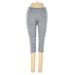 Nike Active Pants - Super Low Rise Skinny Leg Cropped: Gray Activewear - Women's Size Small - Print Wash