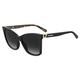 Love Moschino Sonnenbrillen MOL034/S Black/Dark Grey Shaded 55/18/145 Damen