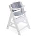 hauck High Chair Pad Deluxe Cushion for Alpha+ and Beta+ Wooden Highchair, Grey - 0.66