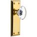 Grandeur Fifth Avenue Solid Brass Rose Passage Door Knob Set with