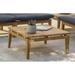 Amazonia Arnhou Outdoor Patio FSC Teak Coffee Side Table