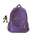 High School Backpack Aesthetic Laptop Backpack for School Women Girls Light Academia Backpack Bookbag Back to School Backpack Supplies(Violet)