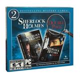 Set of 2 Sherlock Holmes PC DVD-Rom Computer Software Games